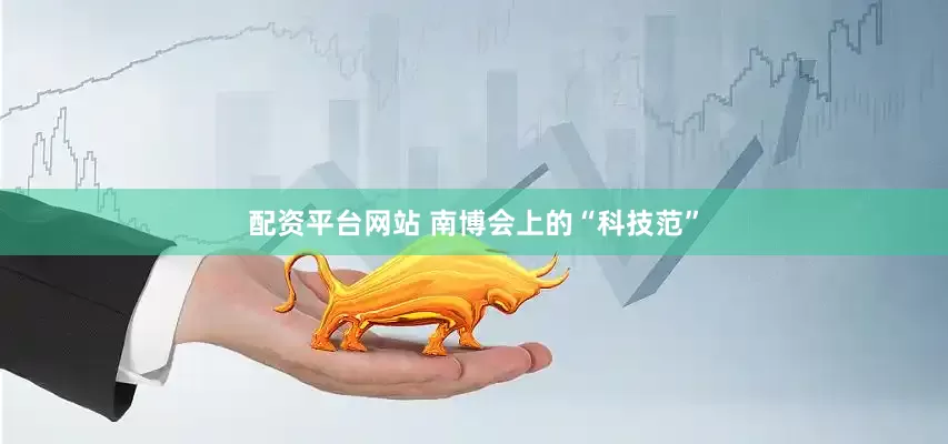 配资平台网站 南博会上的“科技范”