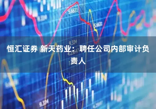 恒汇证券 新天药业：聘任公司内部审计负责人